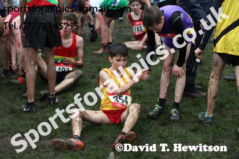 Junior boys 2019 New Balance English Schools Cross Country Champs, Temple Newsam, Leeds. Photo:  David T. Hewitson/Sports for All Pics